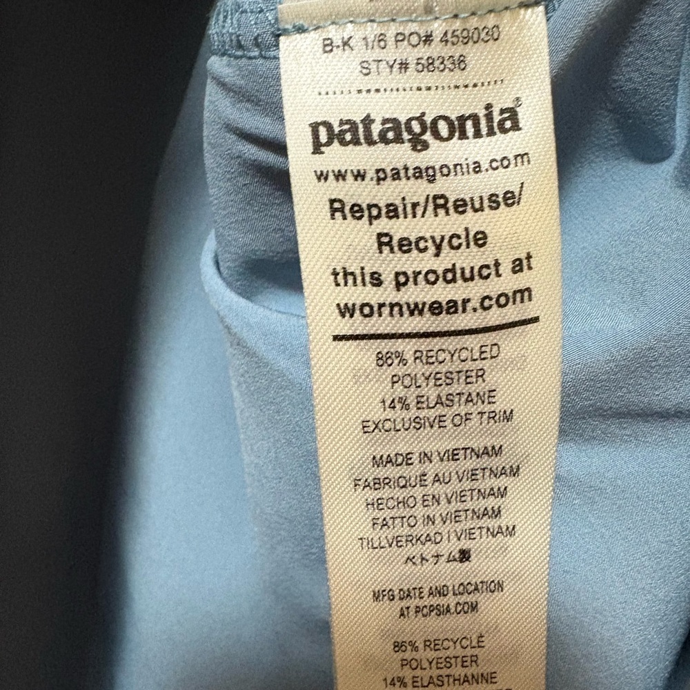 Patagonia Women's Fleetwith Dress in Light Blue - Picture 4 of 4